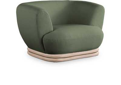 Kipton Green Boucle Fabric Chair