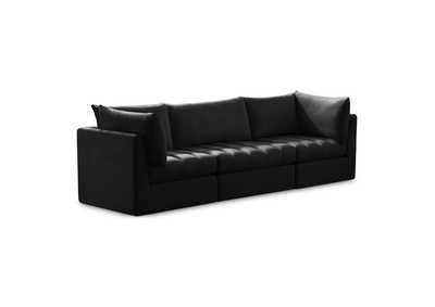 Jacob Black Velvet Modular Sofa