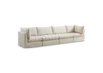 Jacob Cream Velvet Modular Sofa