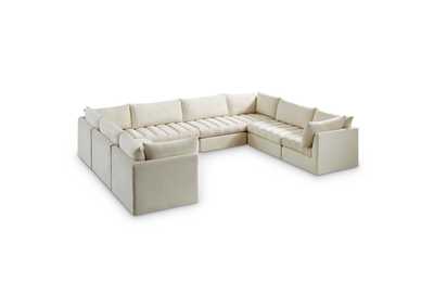 Image for Jacob Cream Velvet Modular Sectional