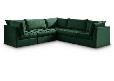 Jacob Green Velvet Modular Sectional