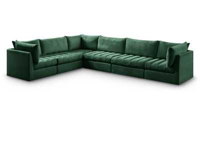 Jacob Green Velvet Modular Sectional