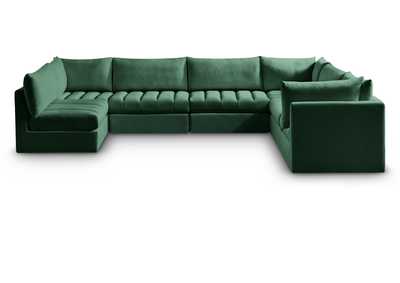 Jacob Green Velvet Modular Sectional