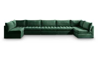 Jacob Green Velvet Modular Sectional