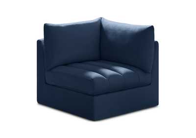 Jacob Navy Velvet Corner