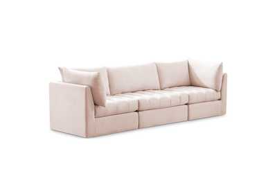 Jacob Pink Velvet Modular Sofa