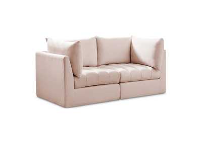 Image for Jacob Pink Velvet Modular Sofa