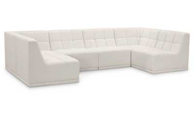 Relax Cream Velvet Modular Sectional