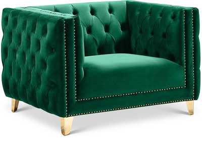 Image for Michelle Green Velvet Chair