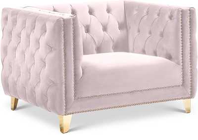 Image for Michelle Pink Velvet Chair