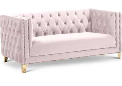 Image for Michelle Pink Velvet Loveseat