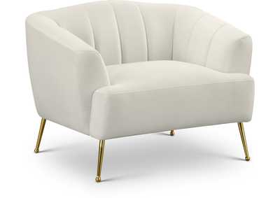 Image for Tori Cream Velvet Chair