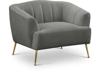 Image for Tori Grey Velvet Chair