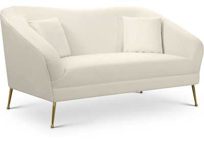 Image for Hermosa Cream Velvet Loveseat