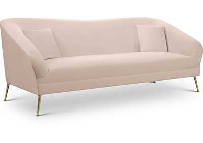 Hermosa Pink Velvet Sofa