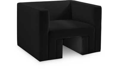 Image for Henson Black Velvet Chair