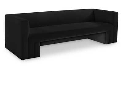 Image for Henson Black Velvet Sofa