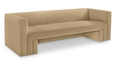Image for Henson Camel Velvet Sofa
