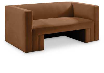 Image for Henson Saddle Velvet Loveseat