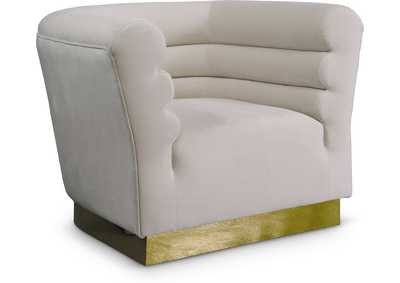 Image for Bellini Cream Velvet Chair