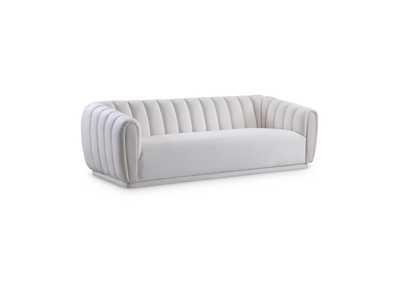 Dixie Cream Velvet Sofa