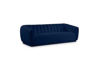 Image for Dixie Navy Velvet Sofa