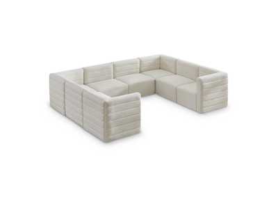 Quincy Cream Velvet Modular Sectional