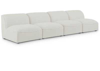 Image for Miramar Cream Durable Linen Textured Modular Sofa