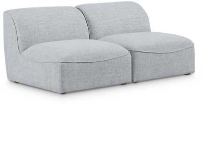 Miramar Grey Durable Linen Textured Modular Sofa