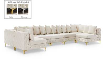 Image for Tremblay Cream Velvet Modular Sectional