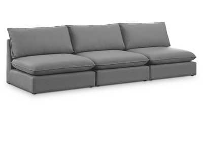 Image for Mackenzie Grey Durable Linen Textured Modular Sofa