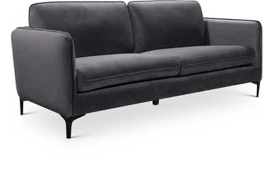 Image for Poppy Grey Velvet Sofa