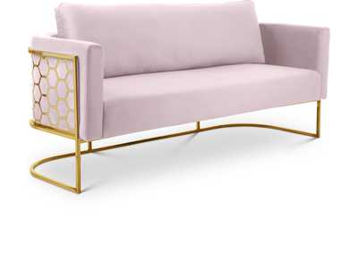 Casa Pink Velvet Sofa