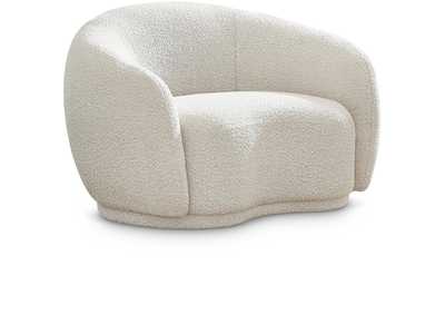 Hyde Cream Boucle Fabric Chair