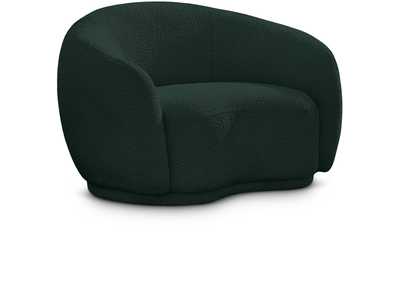 Hyde Green Boucle Fabric Chair