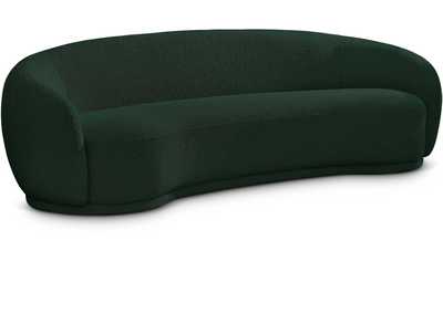 Hyde Green Boucle Fabric Sofa