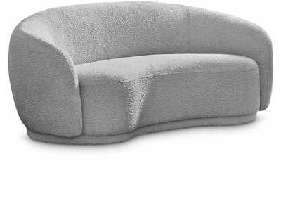 Image for Hyde Grey Boucle Fabric Loveseat