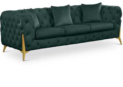 Image for Kingdom Green Velvet Sofa