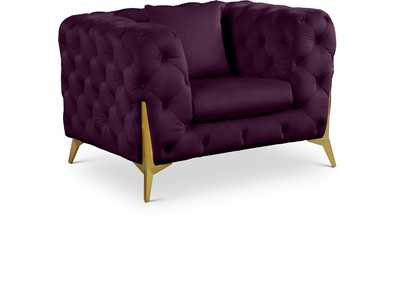 Image for Kingdom Purple Velvet Chair