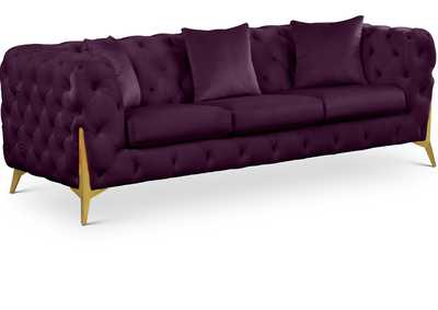 Image for Kingdom Purple Velvet Sofa