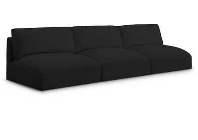 Image for Ease Black Polyester Fabric Modular Sofa