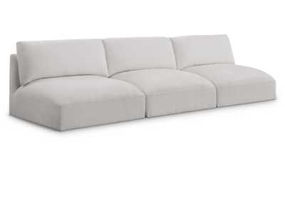 Image for Ease Cream Polyester Fabric Modular Sofa
