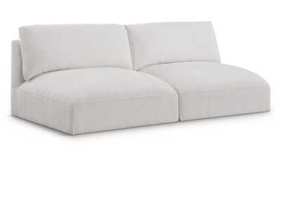 Image for Ease Cream Polyester Fabric Modular Sofa