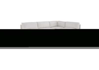 Image for Ease Cream Polyester Fabric Modular Sectional
