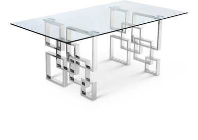 Alexis Chrome Dining Table