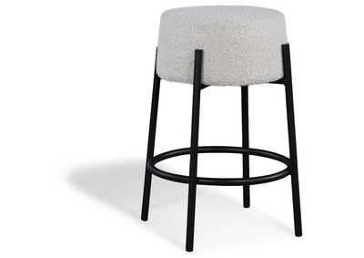 Image for Avalon Cream Boucle Fabric Counter Stool