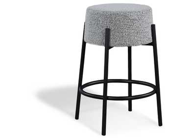 Image for Avalon Grey Boucle Fabric Counter Stool