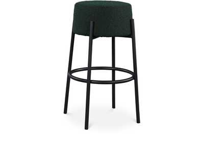 Image for Avalon Green Boucle Fabric Bar Stool