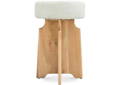 Image for Jasper Cream Boucle Fabric Stool