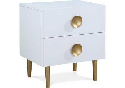 Zayne White Night Stand